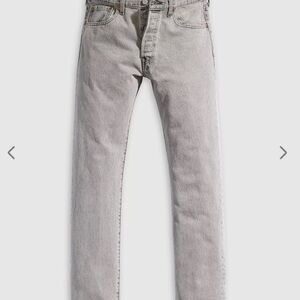 Levi's 501 Original Fit Jean Light Gray for Men